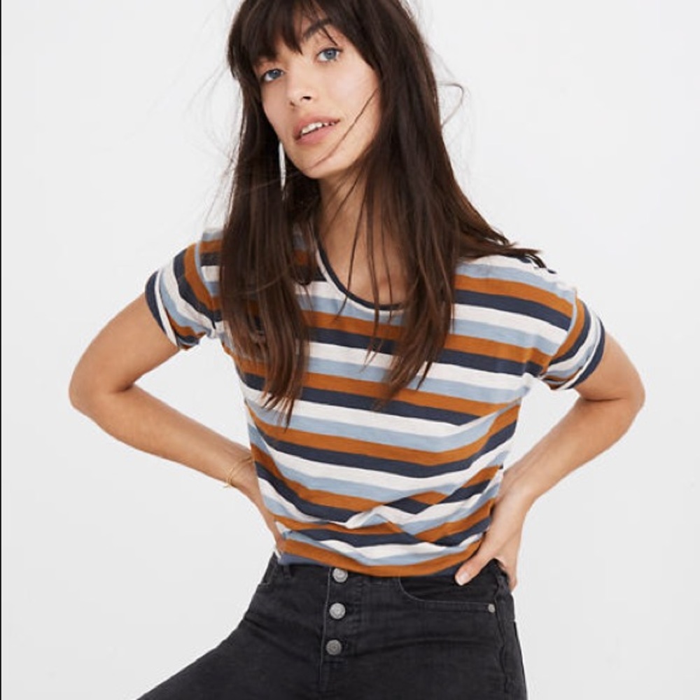 Striped Madewell tee